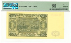 PRL, 50 zloty 1948 EM - PMG 64 EPQ