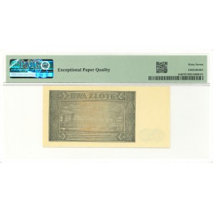 PRL, 2 złote 1948 BR - PMG 67 EPQ