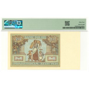 II RP, 20 zloty 1931 DK - PMG 64