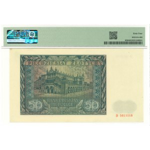 GG, 50 gold 1941 B - PMG 64