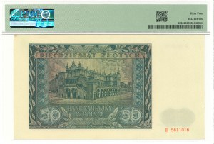 GG, 50 gold 1941 B - PMG 64
