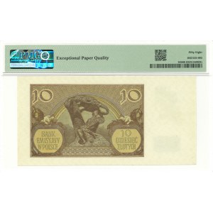 GG, 10 złotych 1940 J - PMG 58 EPQ