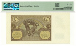 GG, 10 gold 1940 J - PMG 58 EPQ