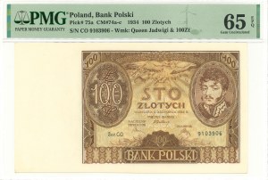 II RP, 100 gold 1934 CO. - PMG 65 EPQ