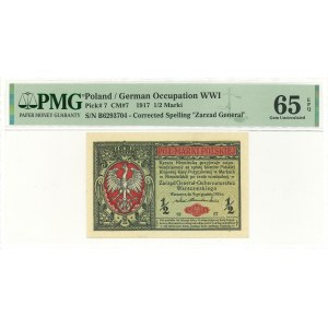 1/2 mkp 1916 B Generał - PMG 65 EPQ