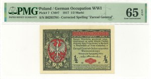 1/2 mkp 1916 B General - PMG 65 EPQ