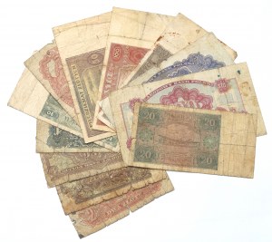People's Republic of Poland, 1944-1947 banknote set (12 copies).