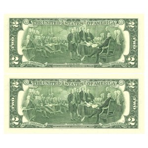 USA 2 dolary 2003 - zestaw 2 egz.