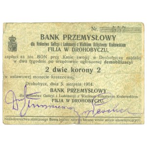 Drohobytsch, 2 Kronen 1914