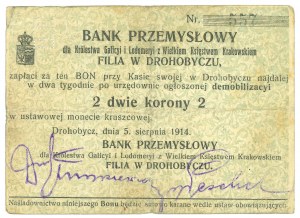 Drohobych, 2 crowns 1914