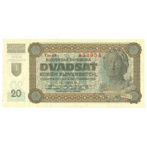 Slovensko, 20 korún 1942