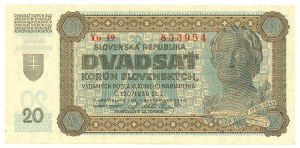 Slovakia, 20 crowns 1942