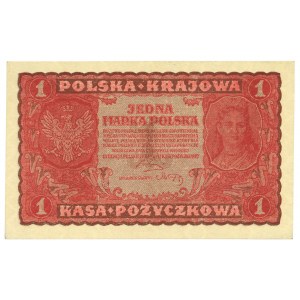 II RP, 1 marka polska 1919 I Serja KX