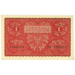 II RP, 1 marka polska 1919 I Serja KX