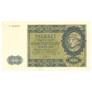 GG, 500 PLN 1940 A