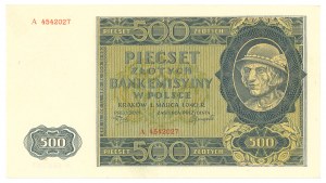 GG, 500 gold 1940 A