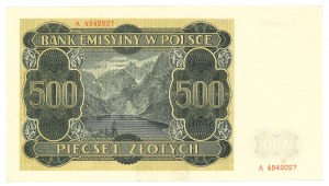 GG, 500 gold 1940 A