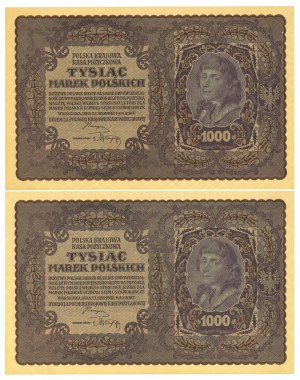 II RP, 1000 Polish marks 1919 II Series Y