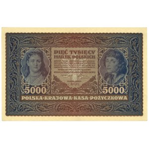 II RP, 5000 marek polskich 1920 II Serja A