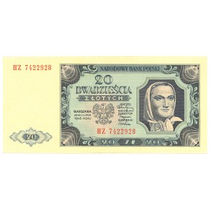 PRL, 20 złotych 1948 HZ