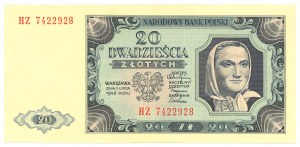 PRL, 20 zloty 1948 HZ