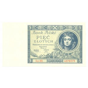 II RP, 5 złotych 1930 BB