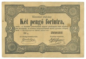 Hungary, 2 Pengo Forint 1849