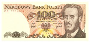 PRL, 100 zlotys 1976 DC