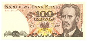 PRL, 100 zlotych 1976 BN