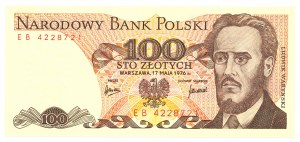 PRL, 100 zlotych 1976 EB