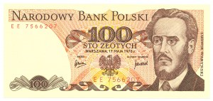 PRL, 100 zlotych 1976 EE