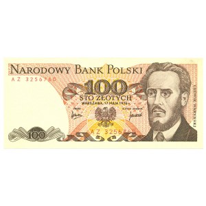 PRL, 100 zlotys 1976 AZ