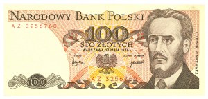 PRL, 100 zlotys 1976 AZ