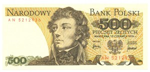 PRL, 500 zloty 1976 AN