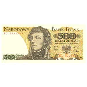 People's Republic of Poland, 500 gold 1979 BL