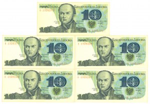 People's Republic of Poland, 10 gold 1982 B - part of a bank parcel ( 5egz.).