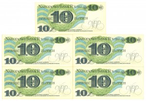 People's Republic of Poland, 10 gold 1982 B - part of a bank parcel ( 5egz.).