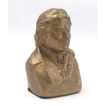II RP, Bust of T. Kosciuszko plaster, 1920s - GEBHARDT print run in Lviv