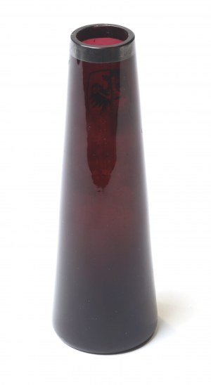 People's Republic of Poland, Commemorative vase of the 20th anniversary of the Liberation of Wroclaw 1965 - silver hardware