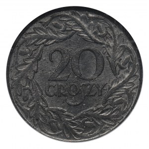 GG, 20 groszy 1923 - GCN