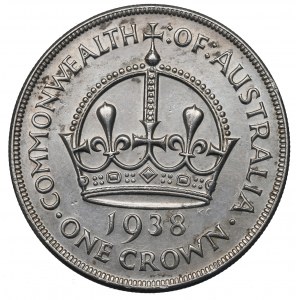 UK, 1 crown 1938