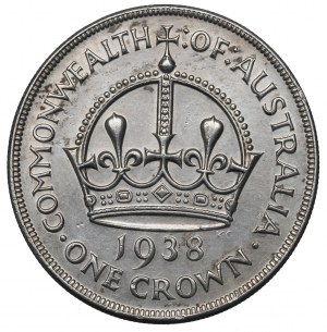 UK, 1 crown 1938