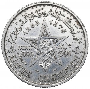 Morocco, 500 frans 1960