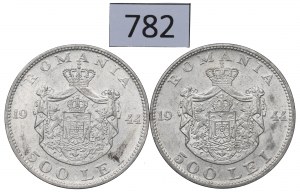 Romania, Lot of 500 lei 1944