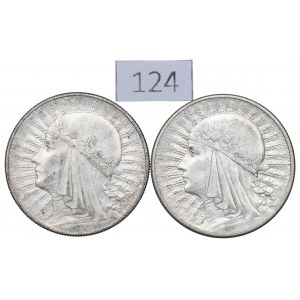 II RP, Zestaw 10 złotych 1932 Głowa kobiety