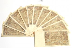 II RP, 10 zloty 1929 - set of 11 copies.