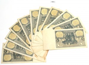 II RP, 10 zloty 1929 - set of 11 copies.