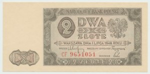 People's Republic of Poland, 2 zloty 1948 CF