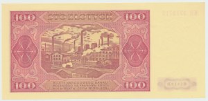 People's Republic of Poland, 100 gold 1948 KR