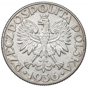 II Republic of Poland, 5 zloty 1936 Ship